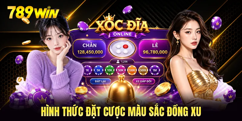 Hình thức đặt cược màu sắc đồng xu